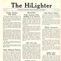 Millburn Junior High School: The HiLighter, February 1962