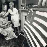 Bicentennial: Betsy Ross Flag women by LaVerda Rood, 1976