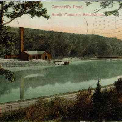 South Mountain Reservation: Campbell's Pond (Water Works), 1907