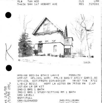 167 HOBART AVENUE