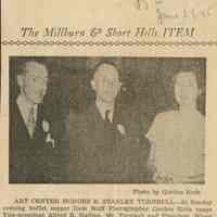 Turnbull: Millburn Art Center Dinner in Honor of Stanley Turnbull, 1945