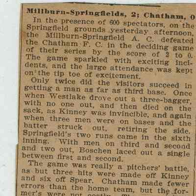 Flanagan: Baseball Clippings, c. 1902-1907