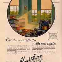 Hartshorn Roller Shade Advertisement, 1924
