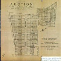 Map: Map of Wyoming Areas Lots for Auction