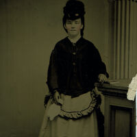 Female Hand-colored Tintype Portrait