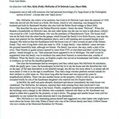 Oral History: McFarlin, Polly, March 23,1983