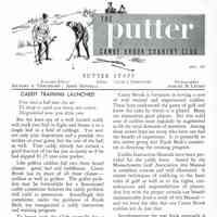 Golf: Canoe Brook Country Club Putter Newsletter, 1957