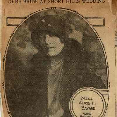 Wehrle Scrapbook: Alice Bayard Engagement, 1924