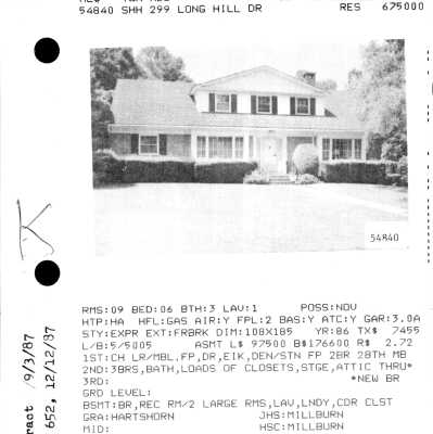 299 LONG HILL DRIVE