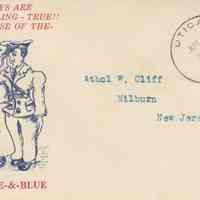 Cliff: Athol W.Cliff World War II Envelope, 1943