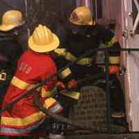          Racquets Club: Peter Mackersie Photographs of the Racquets Club Fire, 1978 picture number 10
   