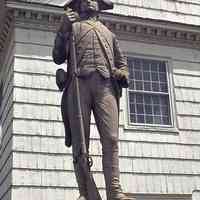          Battle of Springfield: Minuteman Statue in from of First Presbyterian Church, Springfield picture number 1
   