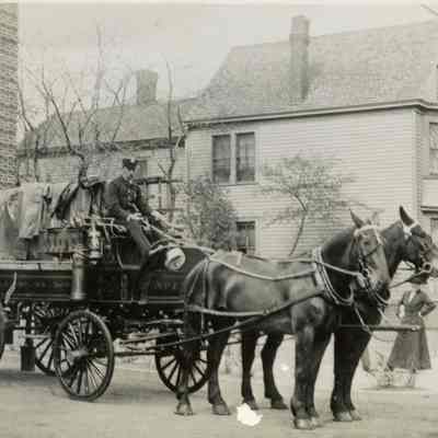Fire Department: Joseph Rimback Driving Fire Truck