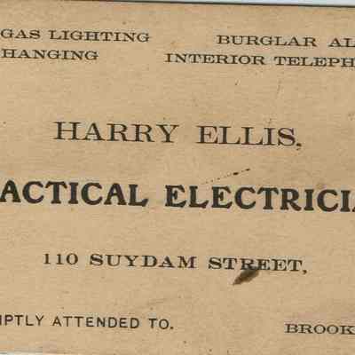 Ellis: Harry and Walter Business Cards