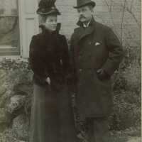 Kellogg: Jeanine Hill and unknown male, February 7, 1893