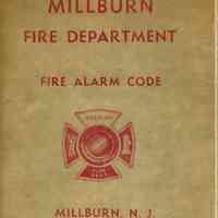 Fire Department: Millburn Fire Department Fire Alarm Code Book