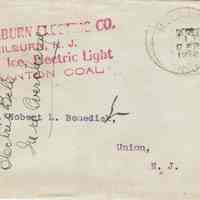          Millburn Electric: Millburn Electric Company Envelope, 1912 picture number 1
   