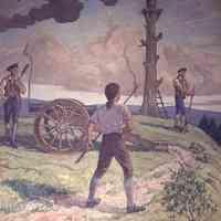          Battle of Springfield: Summit Beacon Painting, 1975 picture number 1
   