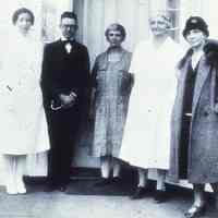 MacPherson: Dr. MacPherson and Nurses at Neighborhood House, Millburn