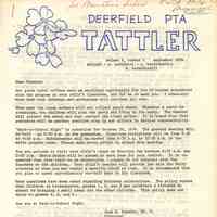 Deerfield School: Deerfield PTA Newsletters, 1976-1977