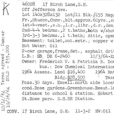 17 BIRCH LANE