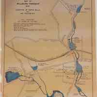 Map: Millburn Mills/Hat Factories Map, 1957