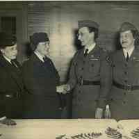 Red Cross: Margaret Marshall Hooley Receiving Red Cross Award