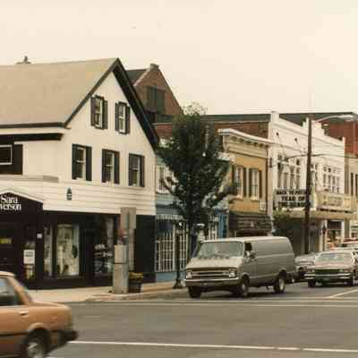 Millburn Avenue: Sara Fiverson, Schultz Furs and Millburn Cinema, 1985