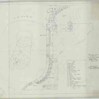 Wodell & Cottrell: Landscape Plans for Mr. and Mrs. Walter Beinecke, 1956