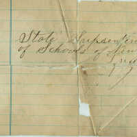          Reeve: George W. Reeve Letter to NJ Superintendent of Schools, 1898 picture number 2
   