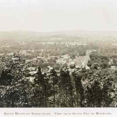 Millburn View: View of Millburn from South Mountain, prior to 1901