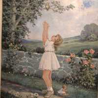 William W. Wright, "Springtime," oil painting