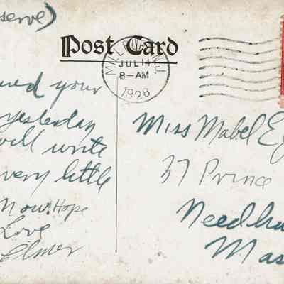 Postally used, July 14, 1928