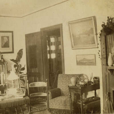 Verso of 18 Chestnut Photograph, from an album. May be unrelated
