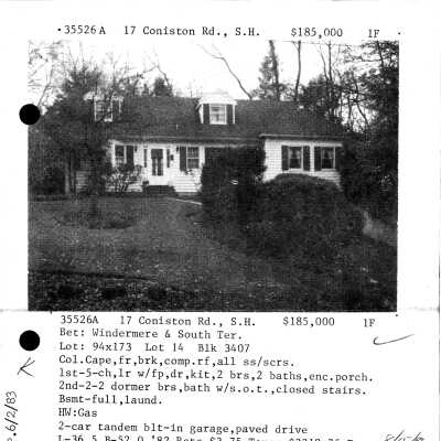 17 CONISTON ROAD