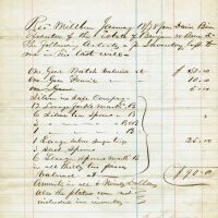 Brison: Emily Benson Receipt of Articles in Estate of Benjamin W. Benson, 1878