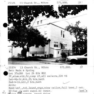 13 CHURCH STREET