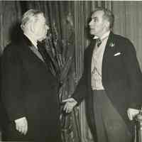          Gene Lockhart and Joseph MacCauley in The Music Master, November 22-December 11, 1955.
   