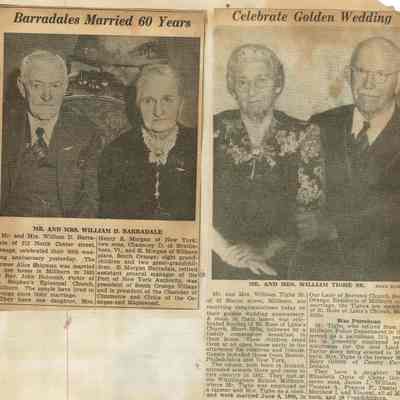 Wehrle Scrapbook: Barradale and Tighe Anniversaries
