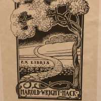          Harald Wright Hack Bookplate
   