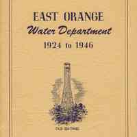 East Orange Water Department 1924-1946