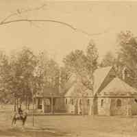 Christ Church: Christ Church and Person on Horseback, c. 1884-1900