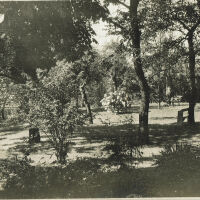 Brison Home: Lawn Looking Southwest, 1900