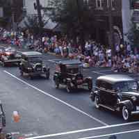 July 4: Antique Cars in American Bicentennial Parade, 1976