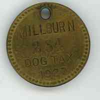          Dog Licenses: Dog Licenses from Millburn Township, 1920-1927 picture number 9
   