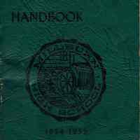 Millburn High School: Handbook, 1954-55