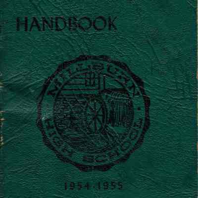 Millburn High School: Handbook, 1954-55