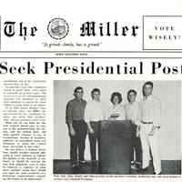 Millburn High School:The Miller, April Election Issue, 1963