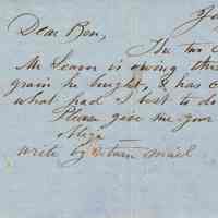          Letters regarding farm operations, 1861-2 picture number 1
   