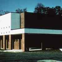          Millburn Free Public Library, Lacawanna Place Entrance, May 1977
   
